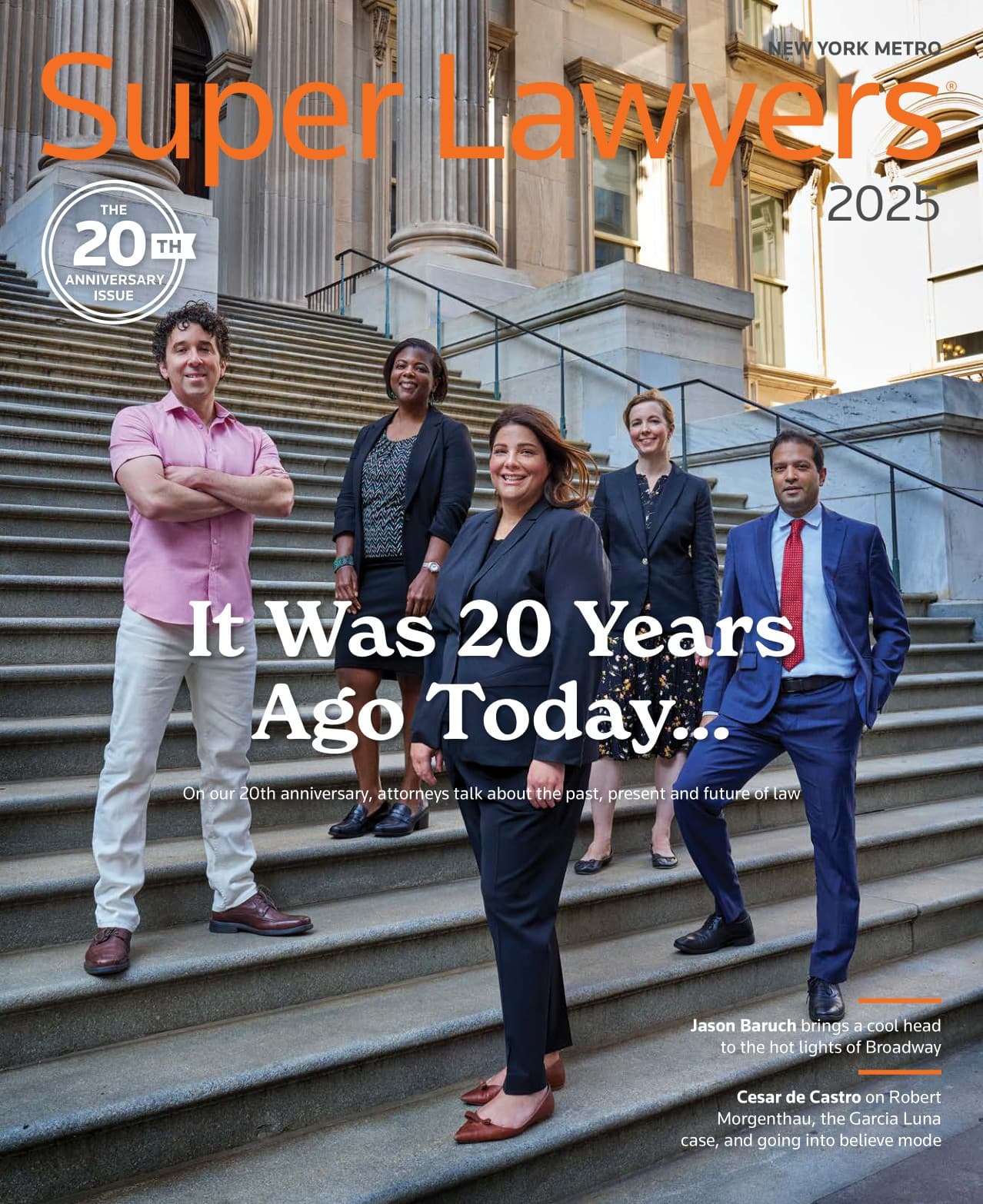Super Lawyers magazine, New York Metro 2025 — cover